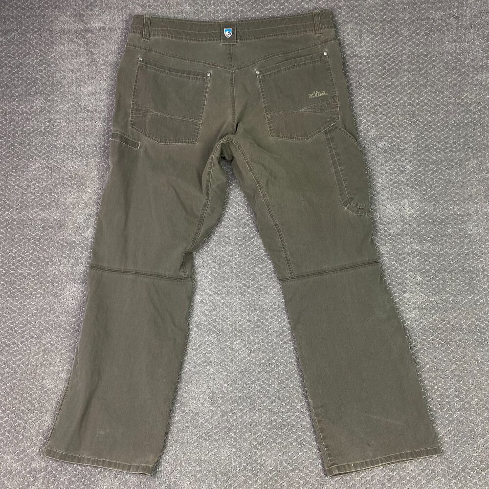 Kuhl Revolvr Pants Men's 38 x 32 Fits 38 x 30 Olive Green Hiking Outdoor - Picture 9 of 16